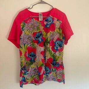 Nurse Scrub Top~ Lilo & Stitch Themed